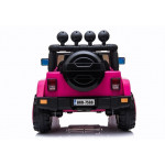 Elektrické autíčko - Jeep BRD-7588 4x4 - nelakované - ružové